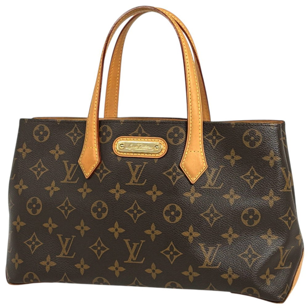 Louis Vuitton Wilshire PM Tote Bag Handbag Monogram Brown M45643 Women's